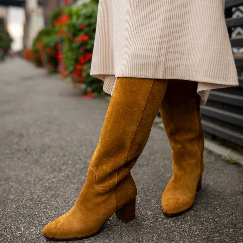 Sezane Adele Suede Boots